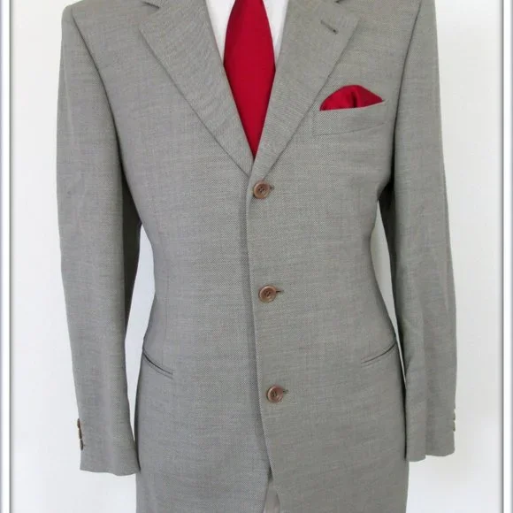 CANALI PROPOSTA MEN SPORT JACKET 100% WOOL MADE IN ITALY SIZE US 40R